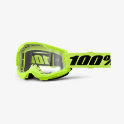 100% Strata 2 gogle neon żółty